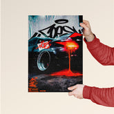NISMO Street Drip – Urban Graffiti Car Poster